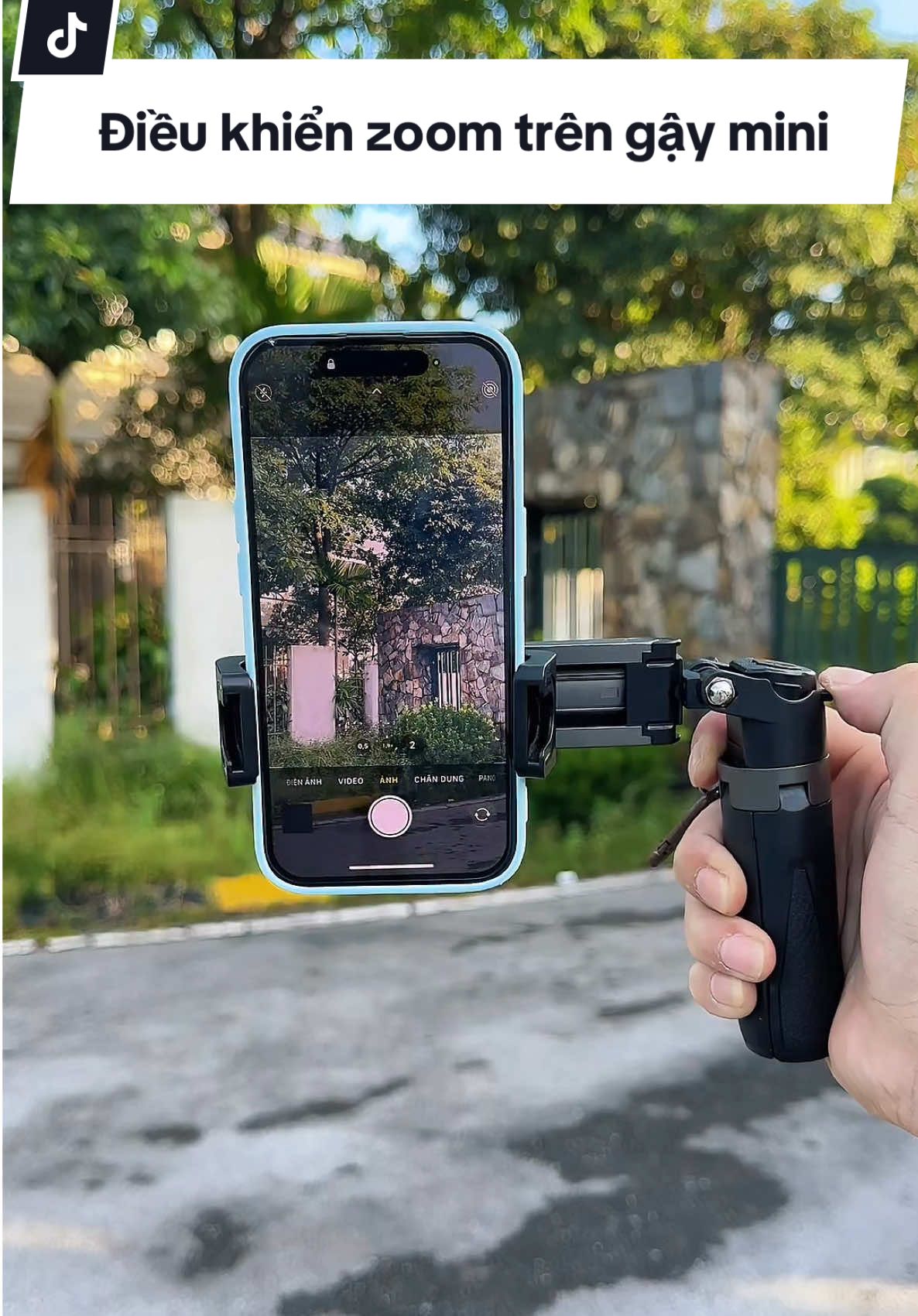 Gậy chụp ảnh mini có điều khiển zoom lật cam lấy nét#chuanmylinh #gaychupanhmini #p15t #dieukhienzoom #remotezoom 