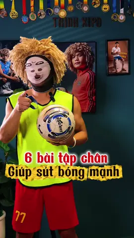 6 bài tập bạn cần biết #trinhxipo #football #daykhangluc #dabongphui #thethao 