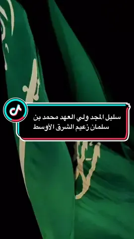 سليل المجد ولي العهد محمد بن سلمان زعيم الشرق الأوسط #ترند50مليون60مليون #fyp #ولي_العهد #محمد_بن_سلمان #الملك_سلمان @عبدالله ال فروان 