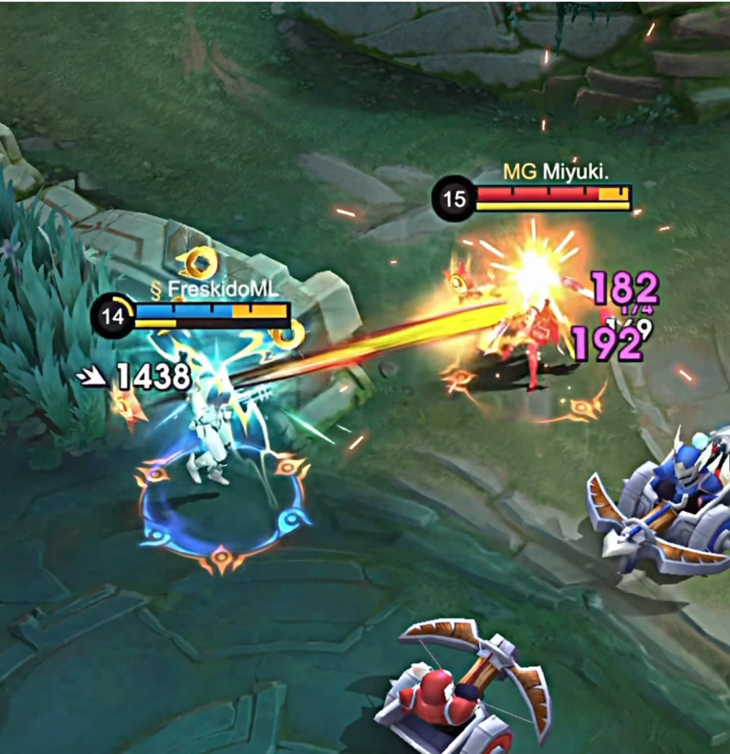 Sniper vs Rocket, who will win? 💀 #freskido #fyp #mobilelegends 