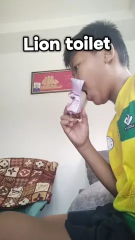 Lion toilet #ฟีดเถอะขอร้อง #ตามอารมณ์ 