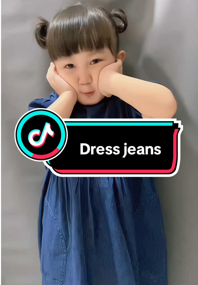 Dress super gemes🥰 #dress #dressanakperempuan #dressjeans #dressjeansanak #dressanakkekinian 