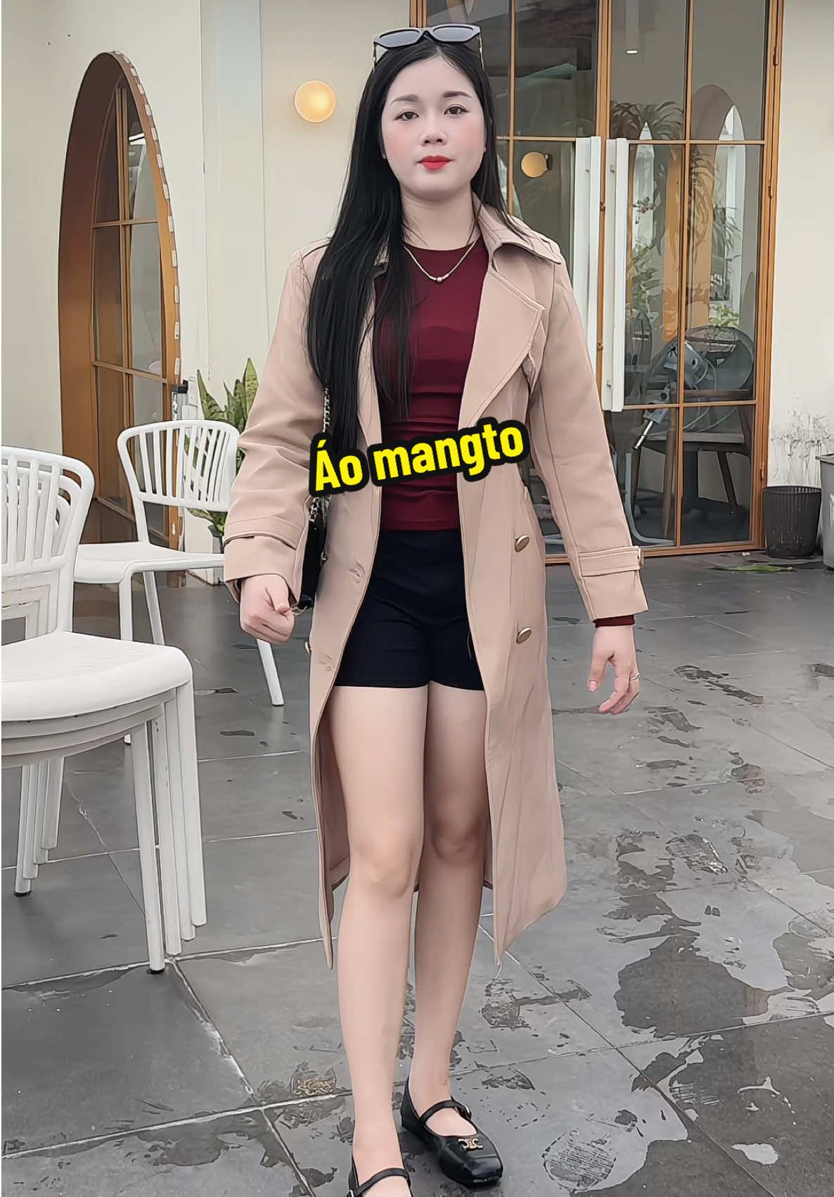 Áo Măng Tô Nữ Dáng Dài #aonu #aomangto #review #huongmalum 