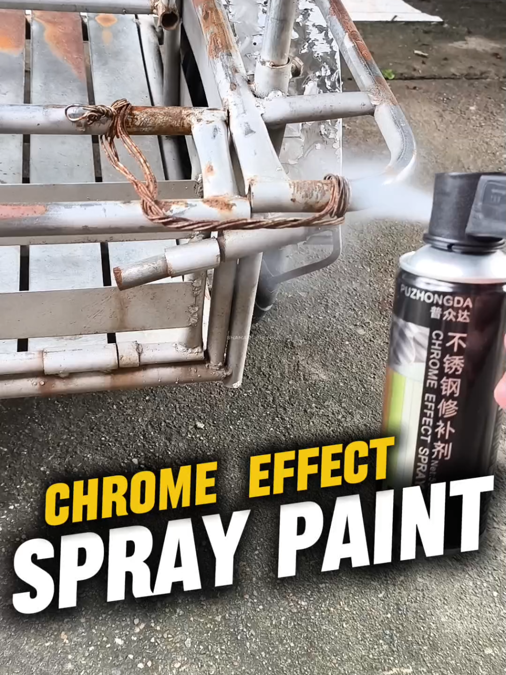 Solid pala maka stainless effect nito💯✅ #CHROME EFFECT Spray Paint 550mL🔥 #chromeeffect #spraypaint #metalpaint #Paint 