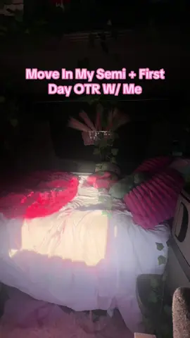 first day otr was definitely a success, i didn’t take any poles out lol 🤣🤣💕 and the lot lizard part was def a joke 😭😭😂 #fyp #femaletrucker #truckher