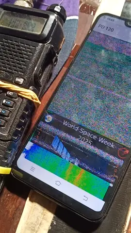 This is audio from ISS (International Space Station) SSTV mode #HamRadio  #SSTV  #ISS #InternationalSpaceStation  #9W2KEY