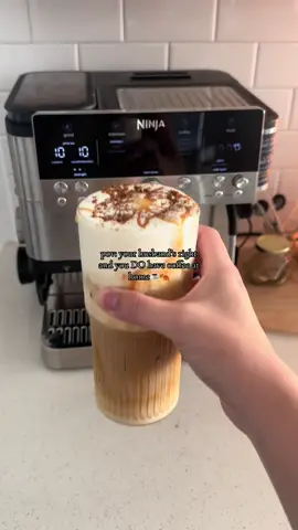 I guess we can let him be right about one thing…. 🍂☕️ #brownsugarshakenespresso #pumpkinspiceseason #coffeeathome #espresso #coldfoam 