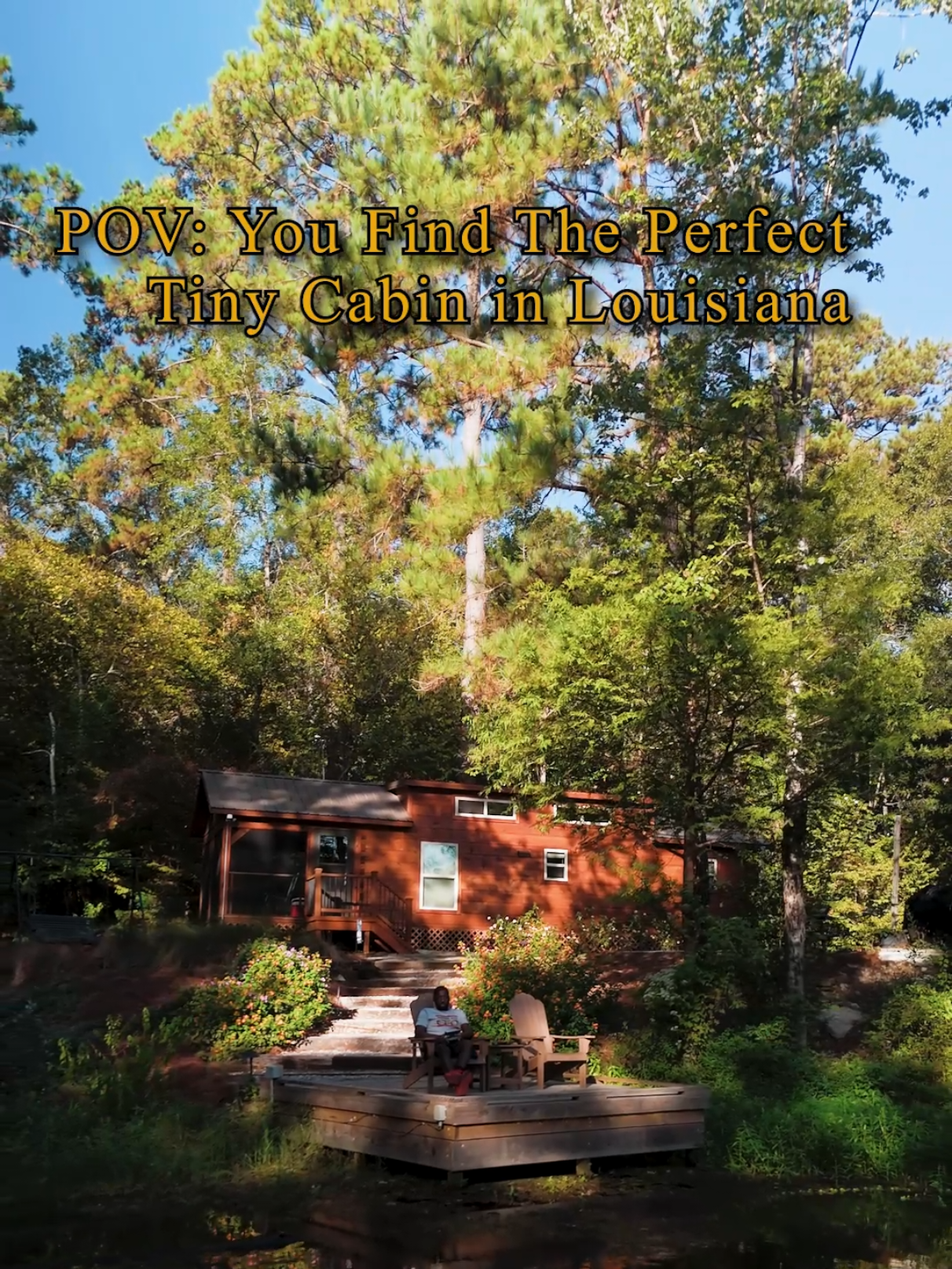 Tucked away where you can see berries and deer is this Tiny Cabin in the woods. The cabin has waterfront lookout and sits on 200 acres of land. If you need the reset or chasing quiet, this is it. #tinycabin  #uniqueairbnb  #airbnbfinds 