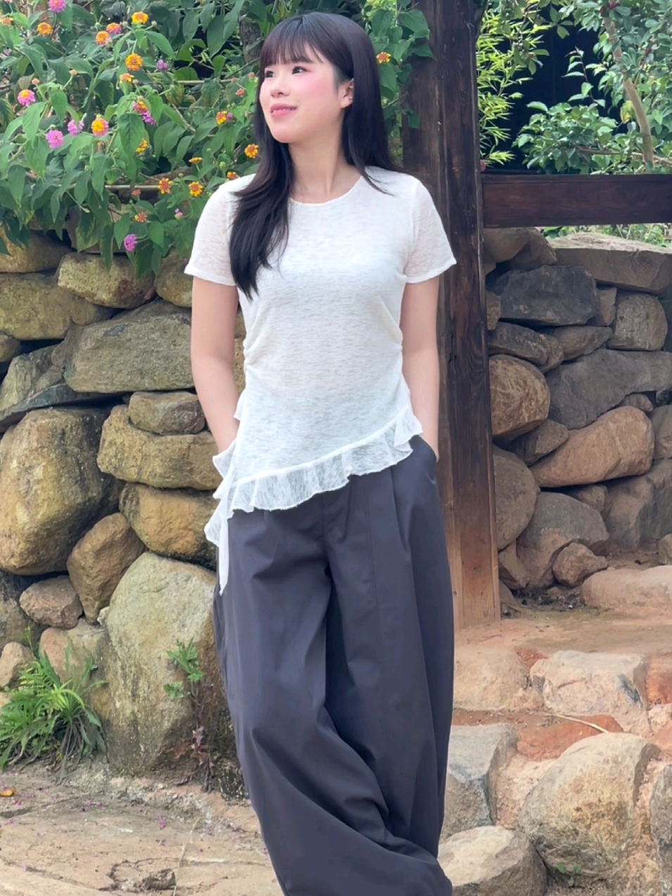 Quần kaki gió, thoải mái nhưng vẫn cực thanh lịch 🥰 #banamofashion #bigsize #foryou #quanongrong #CapCut 