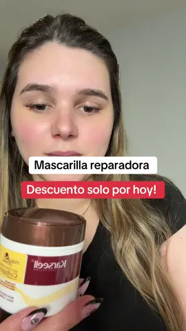 Mascarilla reparadora de cabello #mascarilla #reparar #cabello #collageno #descuento 