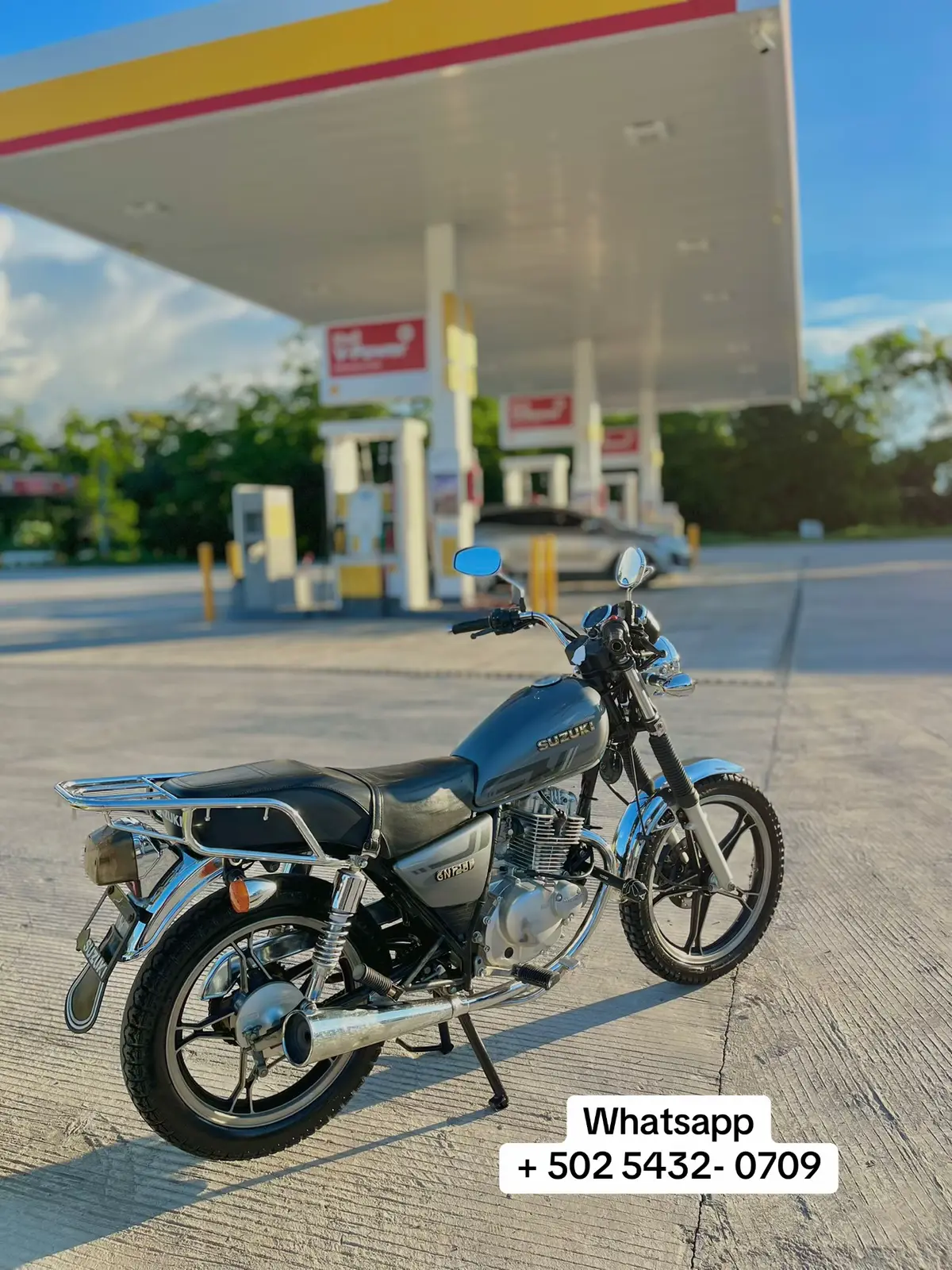 ✅suzuki gn125  ✅modelo 2024  ✅nítida ‼️ ✅nada que invertir ✅ ✅motor nunca destapado ( NO QUEMA ACEITE) ✅0 ruidos en el motor  ✅0 fugas de aceite  ✅tal y como se ve en fotos  ✅cuenta con su defensa  ✅todo original ✅👌🏻 ✅tanque de gasolina nítido no tiene apachones  ✅cuento con sus 2 llaves originales ‼️ ✅papeles en orden listos para el traspaso🤝🏻📝 ✅la moto al tengo en zacapa,zacapa🌵🇬🇹 ✅acepto negocio otra gn de menor valor , Xtz, crf 🤝🏻 ✅interesados pueden escribirme por WhatsApp al 5432-0709 📞💬 #belleza😍 #zacapaguatemala🇬🇹🌵 #parati #motoventaselcanche #gn125 