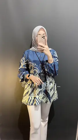 cuma 40k batiknya secakep ini 🫶🏻 #batikwanita #batikkantor #outfitkantor #atasanbatik 