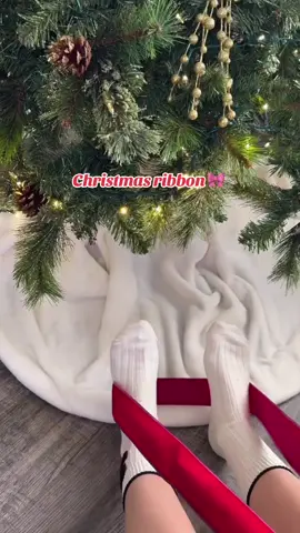 Christmas ribbon 🎀  #christmasribbon #christmas #fyp #foryou 