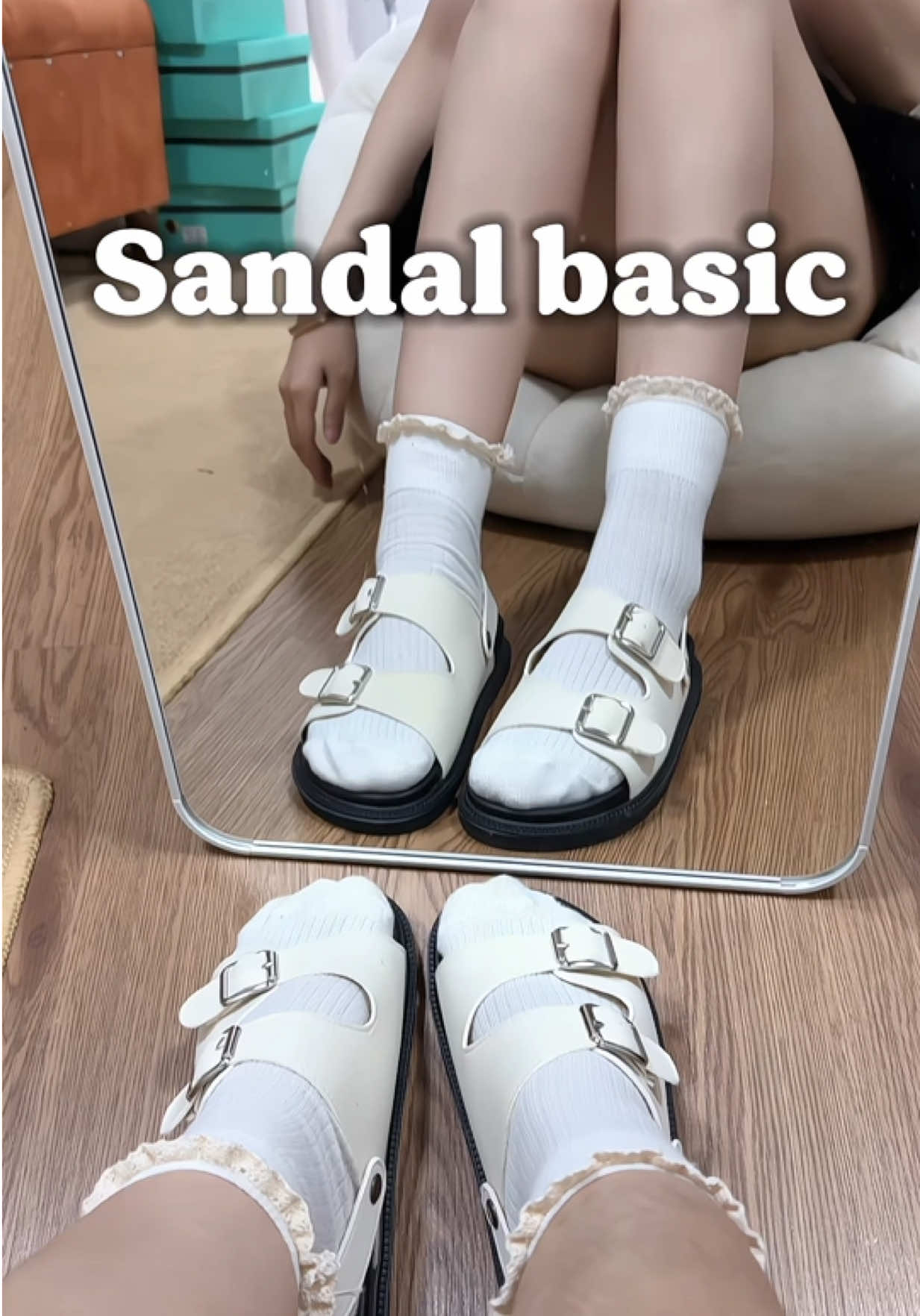 Sandal basic phối gì cũng xinh #xuhuong #sandal #depsandal 