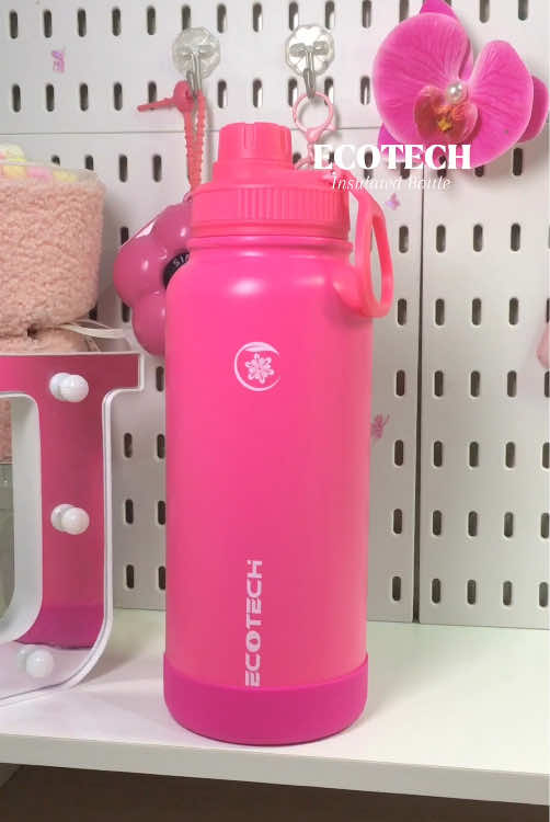 Inlove with this color! 🎀 #ecotech #ecotechthumbler #thumbler #waterbottle #pink 