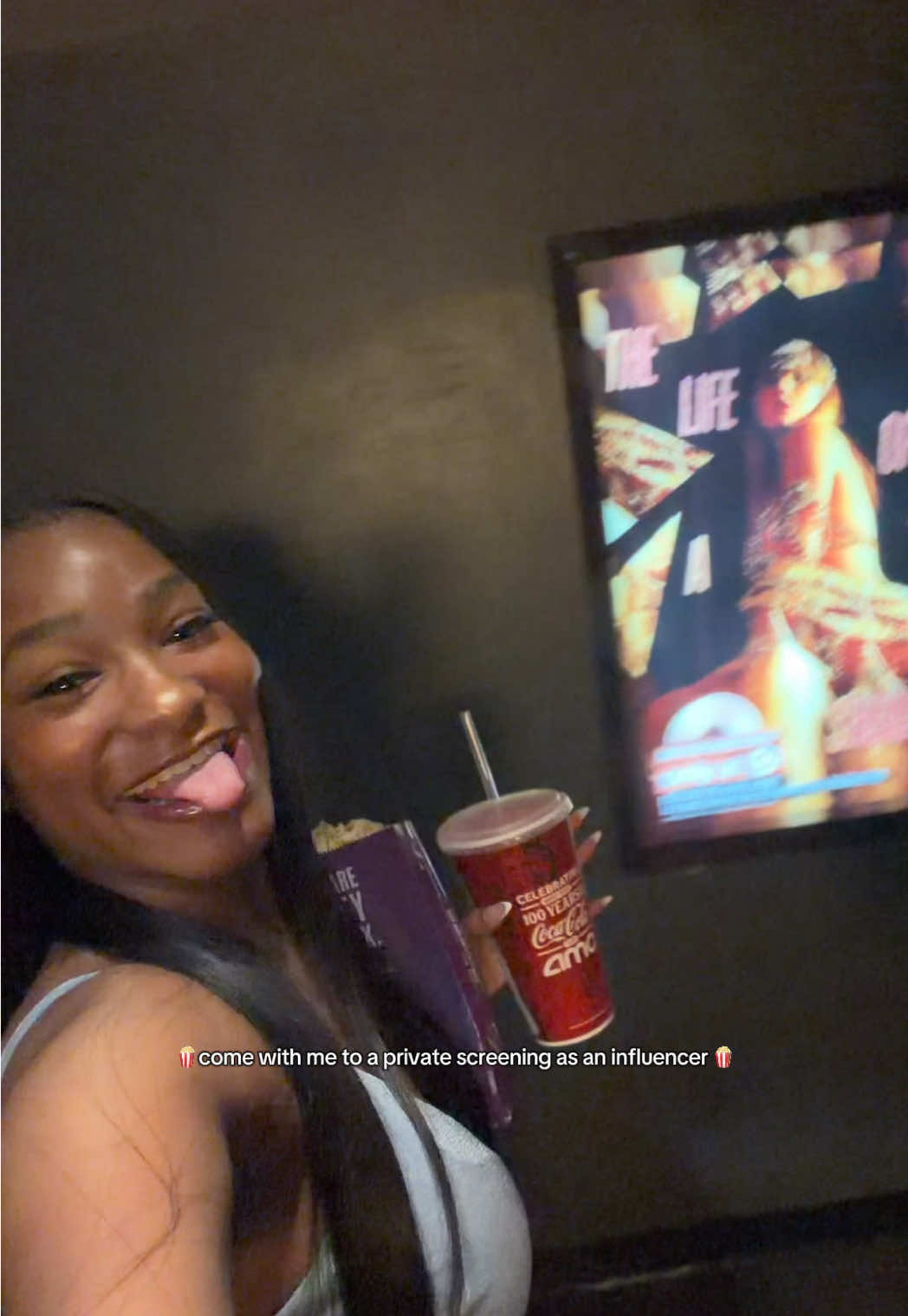 Come with me to a private movie screening!!! @Aventura Mall @Taylor Swift @AMC #privatescreeningoviescreening #thelifeofashowgirl #influencer 