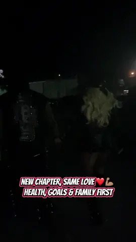 New chapter, same love ❤️💪🏽 Health, goals & family first. #ForeverUs #LoveJourney #OurChapter #FamilyFirst #CoupleLove 