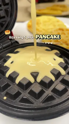Bữa sáng 5 phút cho cả Mẹ và em bé  #baothichnau #cook #pancake 