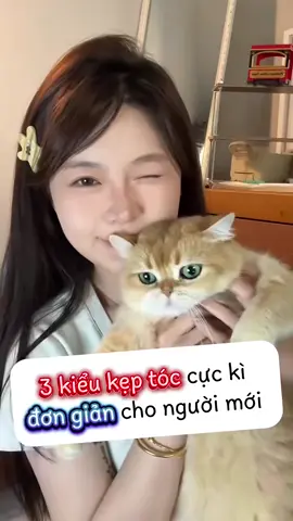 Tui lỡ tay mua nhiều kẹp tóc quá, may mà kĩ năng kẹp của tui đỉnh nên kẹp nào cũng xinhh, chỉ cho mấy bà nhé #lamtoc #keptocxinh