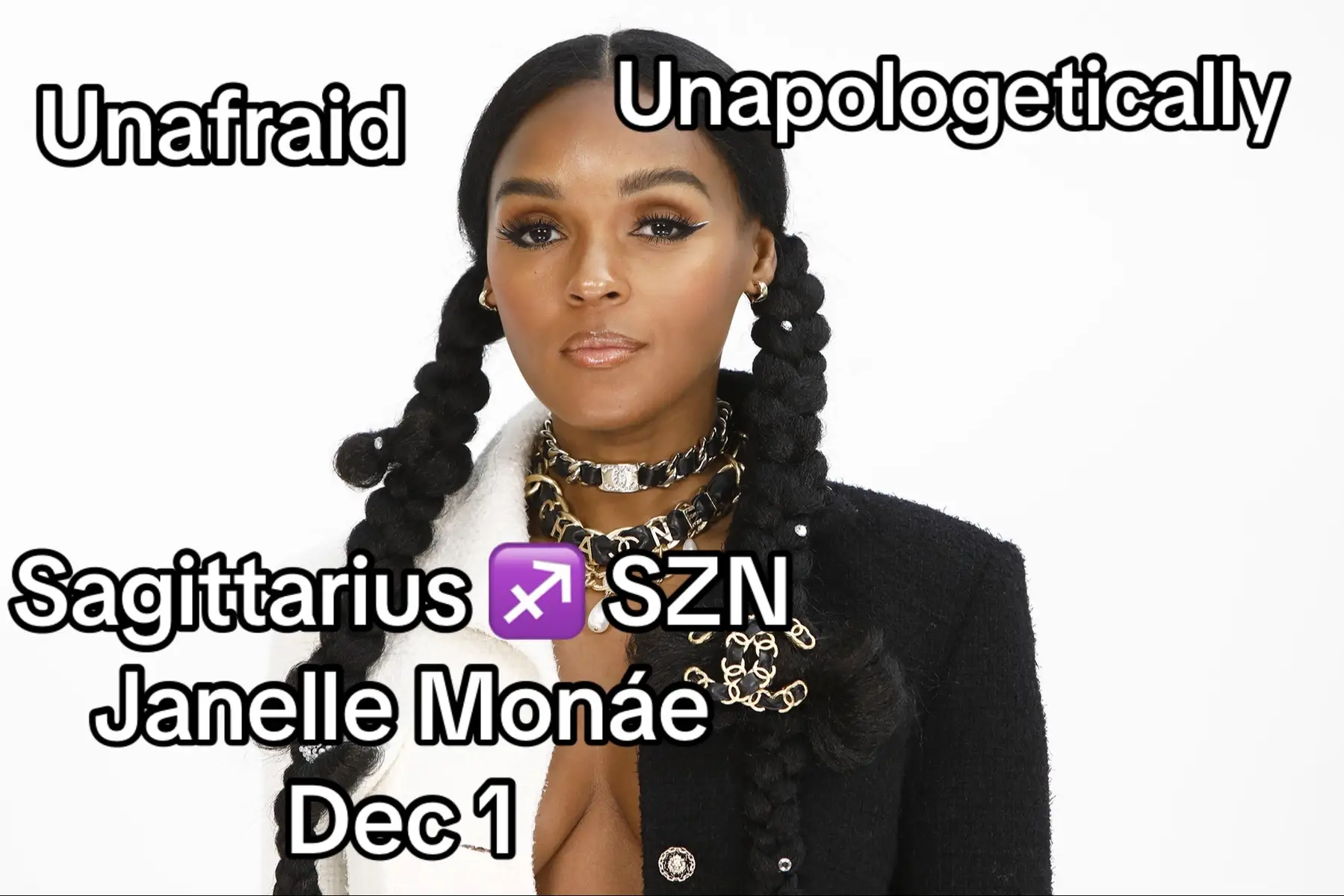 Part 2|| Sagittarius ♐️ women  Janelle Monae is a powerhouse. Definitely giving Sagittarius vibes and energy 💯💋👍🏾🥰🥰🥰🥰 #sagittarius #sagittariusenergy #unapologeticallyme #fyp #sagittariuszodiac 