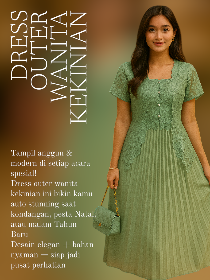 dress outer wanita kekinian dress pesta dress kondangan #OOTDPesta #dressbrukat #DressKondangan #dresspesta 