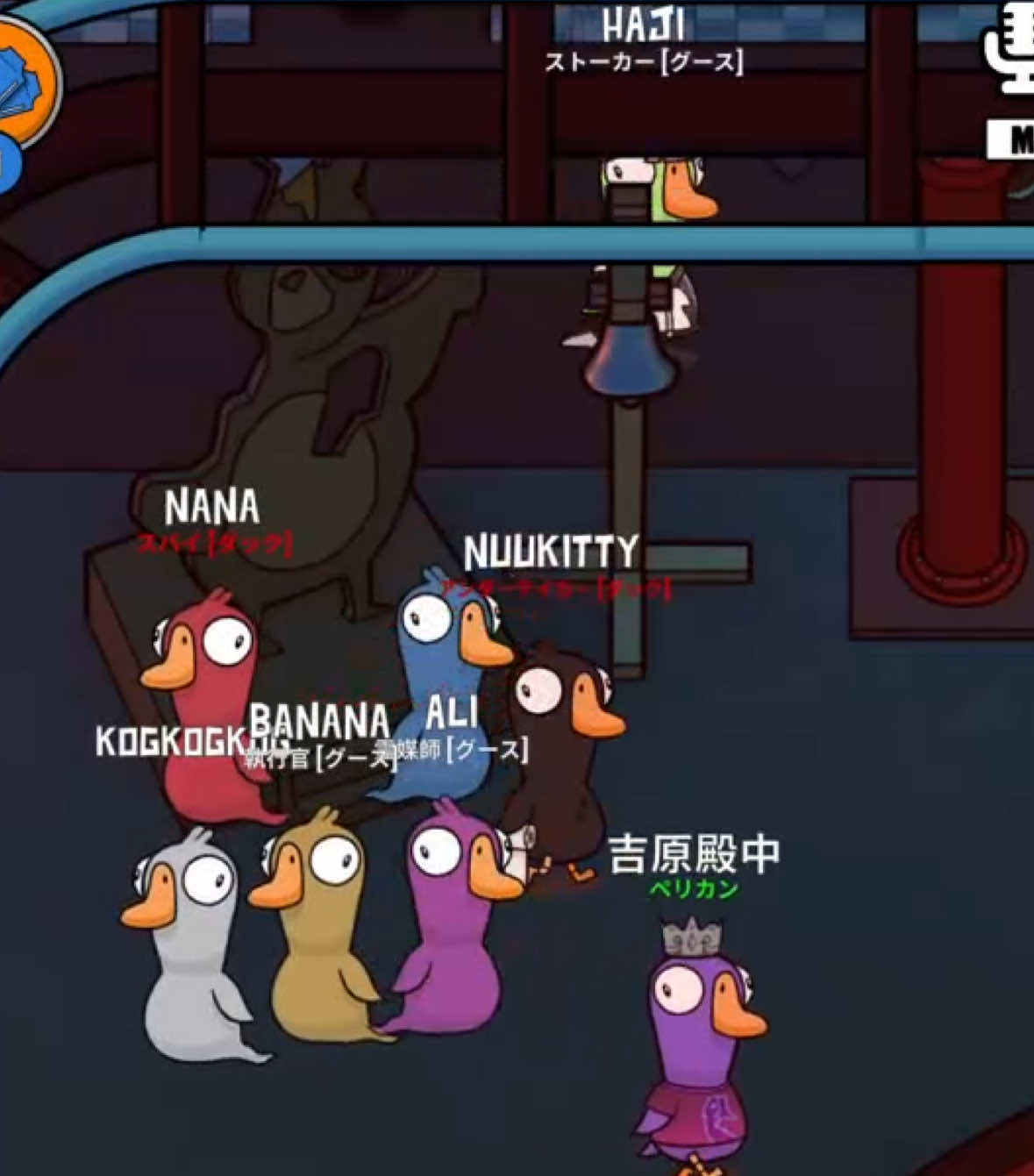 ペリカン、食えー！！🪿#goosegooseduck #グースグースダック #ペリカン