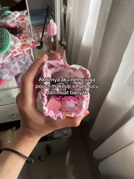 So cute pink pink 🩷 #pouchmini #pouchmakeup #racuntiktok #fyppppppppppppppppppppppp #masukberandafyp 