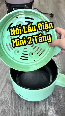 Nồi Lẩu Mini Kèm Xửng Hấp Elmich  #giadung #donhabep #elmich #noilaudienmini #noilaudienmini2tang 