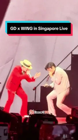 Yes! We are the lucky ones to witness this live! usually even at his concert, its a hologram recording of WING’s performance!  What an awesome collab!  #gd #gdragon #f1nightrace #권지용 #vip 