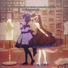 Girl has NO sense of personal space 💀💀 (she can get in my space😏) #fypシ゚viral #hoyofair #GenshinImpact #Columbina #sandroneandarlecchino 