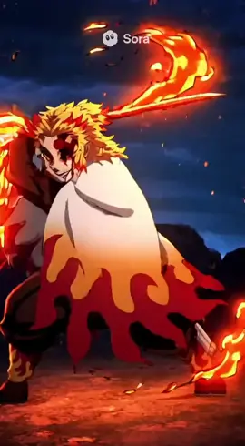 鬼になった煉獄杏寿郎と炭治郎が戦う👹#鬼滅の刃 #ai #sora2 #アニメ #anime 