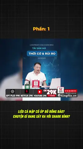 CRE:TACA WHY | LIỆU CÁ MẬP CÓ ÚP BÔ ĐỒNG BÀO? CHUYỆN GÌ ĐANG XẢY RA VỚI SHARK BÌNH? p1 #sharkbinh #luadao #tienao #tiendientu