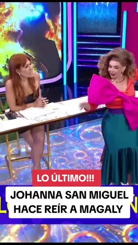 Johanna Miguel en Magaly #magalytvlafirme #johanasanmiguel #farandulaperuana 