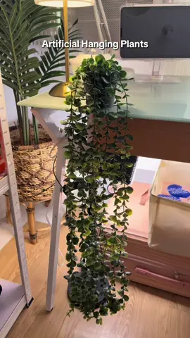 Ang relaxing tignan kapag may ganito ka sa bahay kahit artificial lang mukha talagang totoo! #hangingplants #artificalplants #pottedplants #homedecoration 