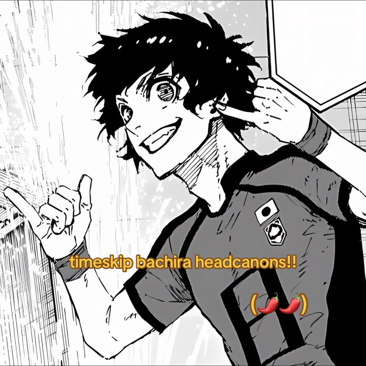 im trying to write for more randoms, i’ll still do hq hcs ofc but feel free to req other bllk characters #fyp #bluelockheadcanon #bluelock #headcanon #bachirameguru 