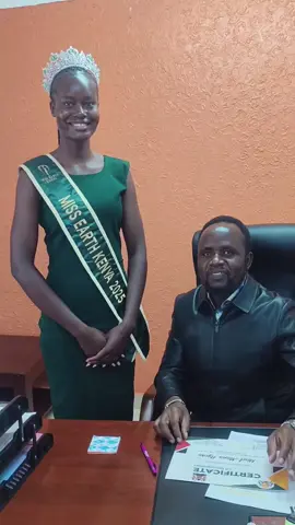 Thrilled to celebrate our very own Miss Earth Kenya, a proud daughter of Trans Nzoia and a dedicated County Government employee!  As she gears up to shine in the Philippines, we're backing her all the way with air travel, per diem, and daily assistance. Let's cheer her on to fly our flag high!  #GovernorNatembeya #Transformingtransnzoia #MissEarthKenya #TransNzoiaPride #viral 