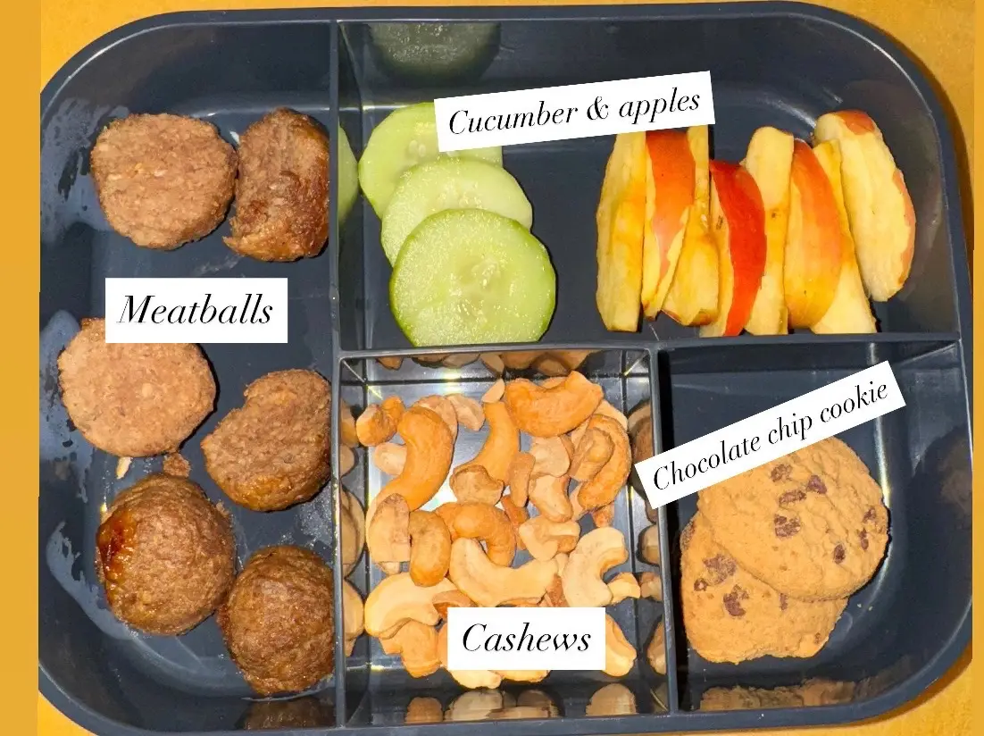 Daycare lunches for my son this week 