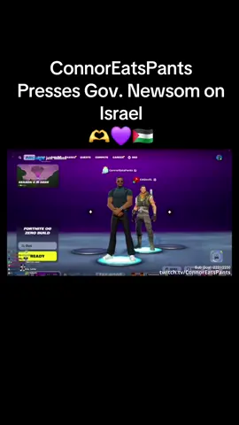 #fyp , #fornite , #connoreatspants  , #newsom , #gaza  So proud of Connor for this one. 🇵🇸 💕