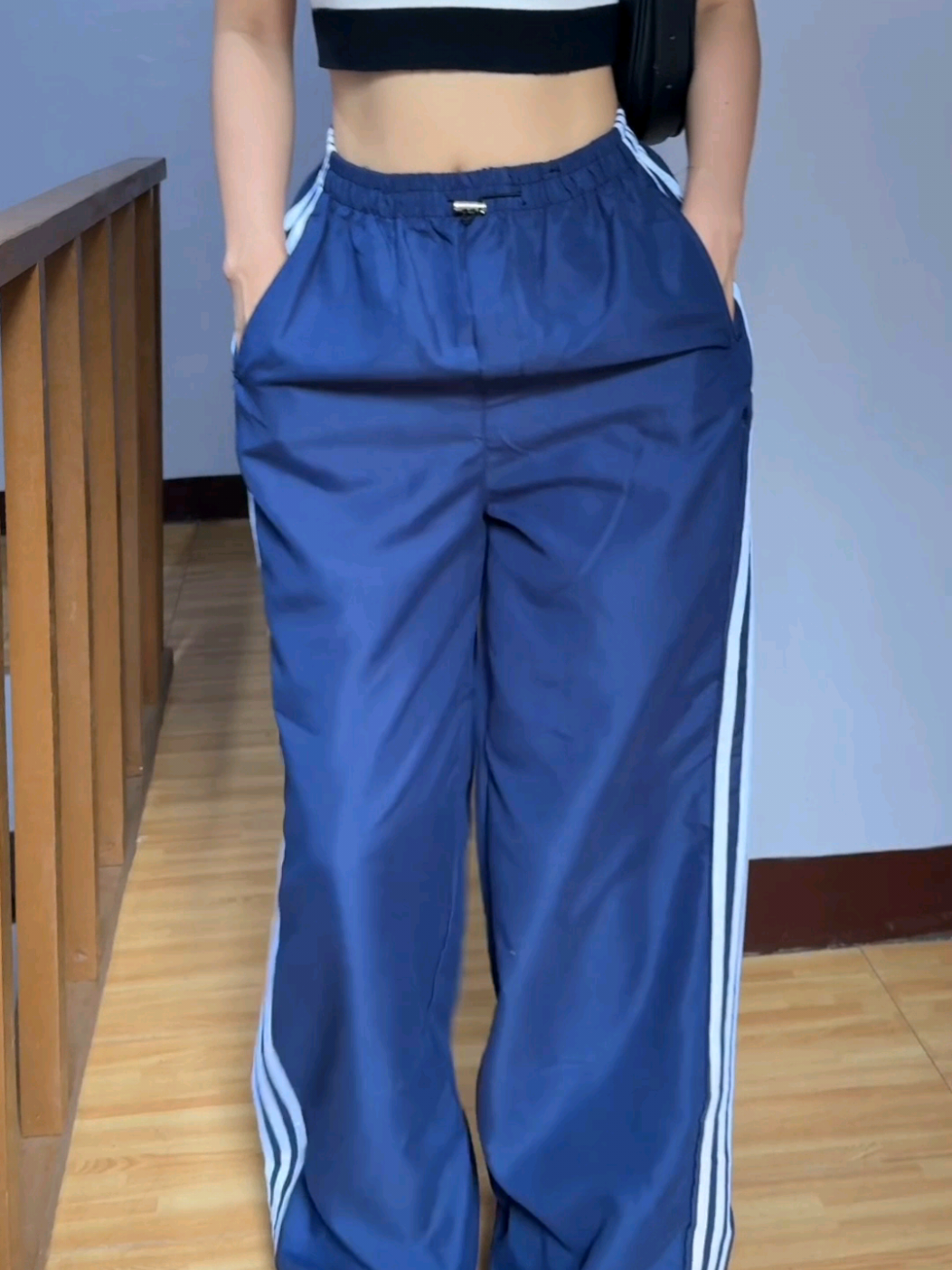 legit baggy fit! quality 10/10👏❤️ #trackpants #baggypants #sweatpants #sportspants #loosepants 