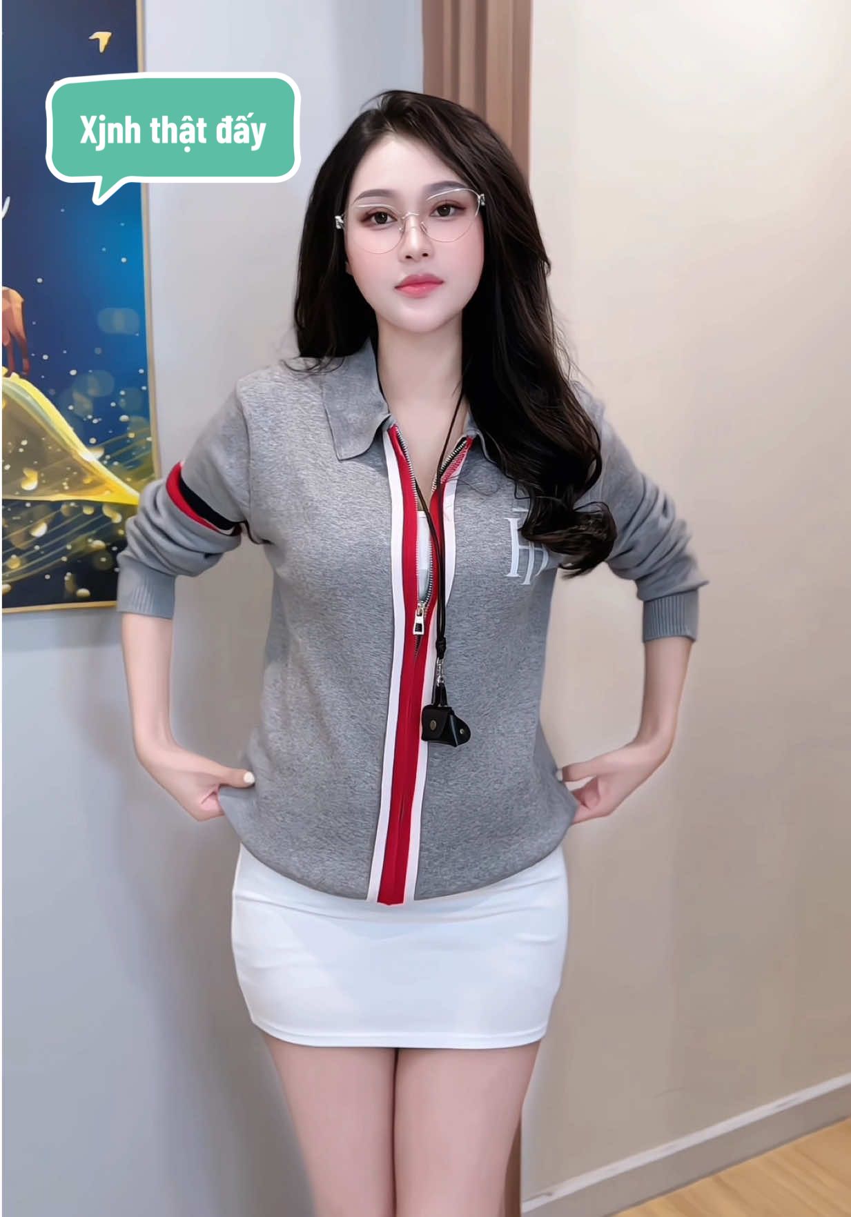 Áo len phối màu xjnh #thoitrangnu #xuhuong #viral #aoxinh #aolen 