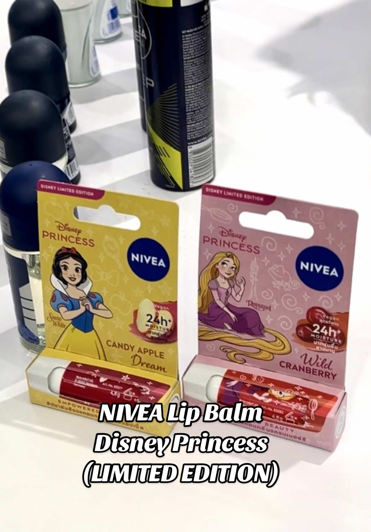 Nivea Limited Edition DisneyPrincess 💖 @NIVEA PH #niveaph #nivealipbalm #niveadisneyprincess #lipcare 