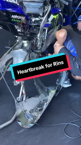 Such hopes for Rins and Yamaha in qualifying... 🥹 But all he was rewarded with was a belly pan full of gravel 💔 #MotoGP | #IndonesianGP  #Motorsport #motorcycle #bike