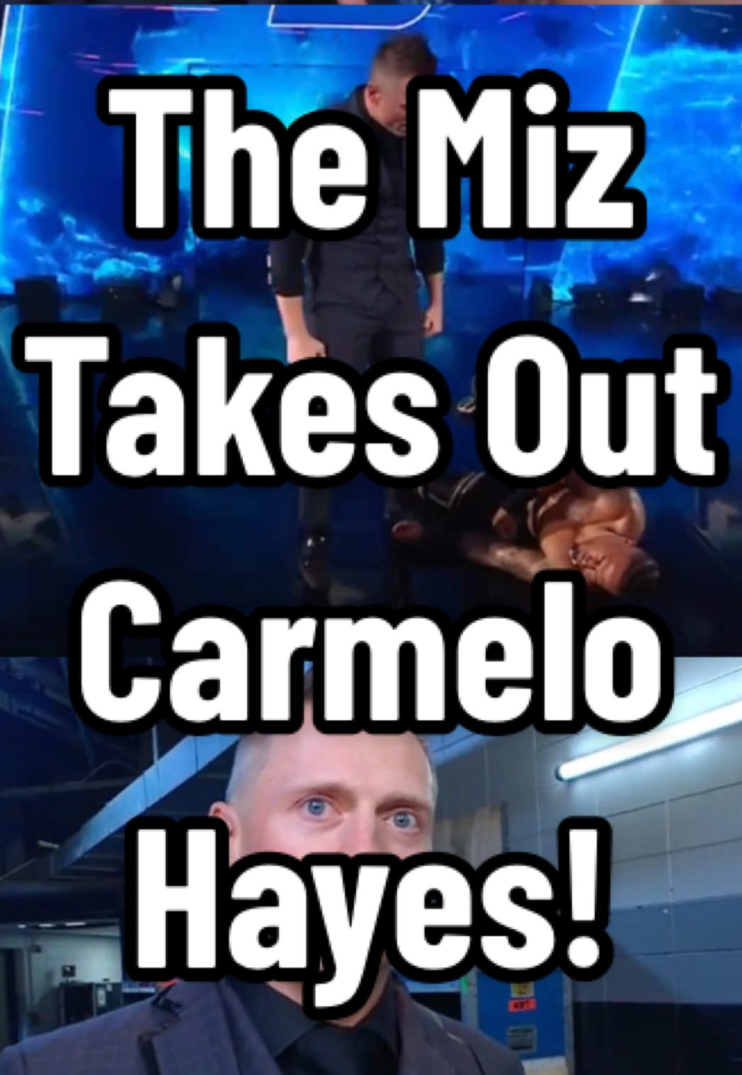 Welp looks like Melo missed on this one lol #ashewayne #WWE #wrestlingcommunity #wrestlingtiktok #carmelohayes 