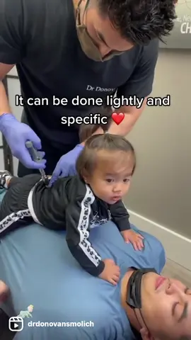Babies can get adjusted #chiropractor 