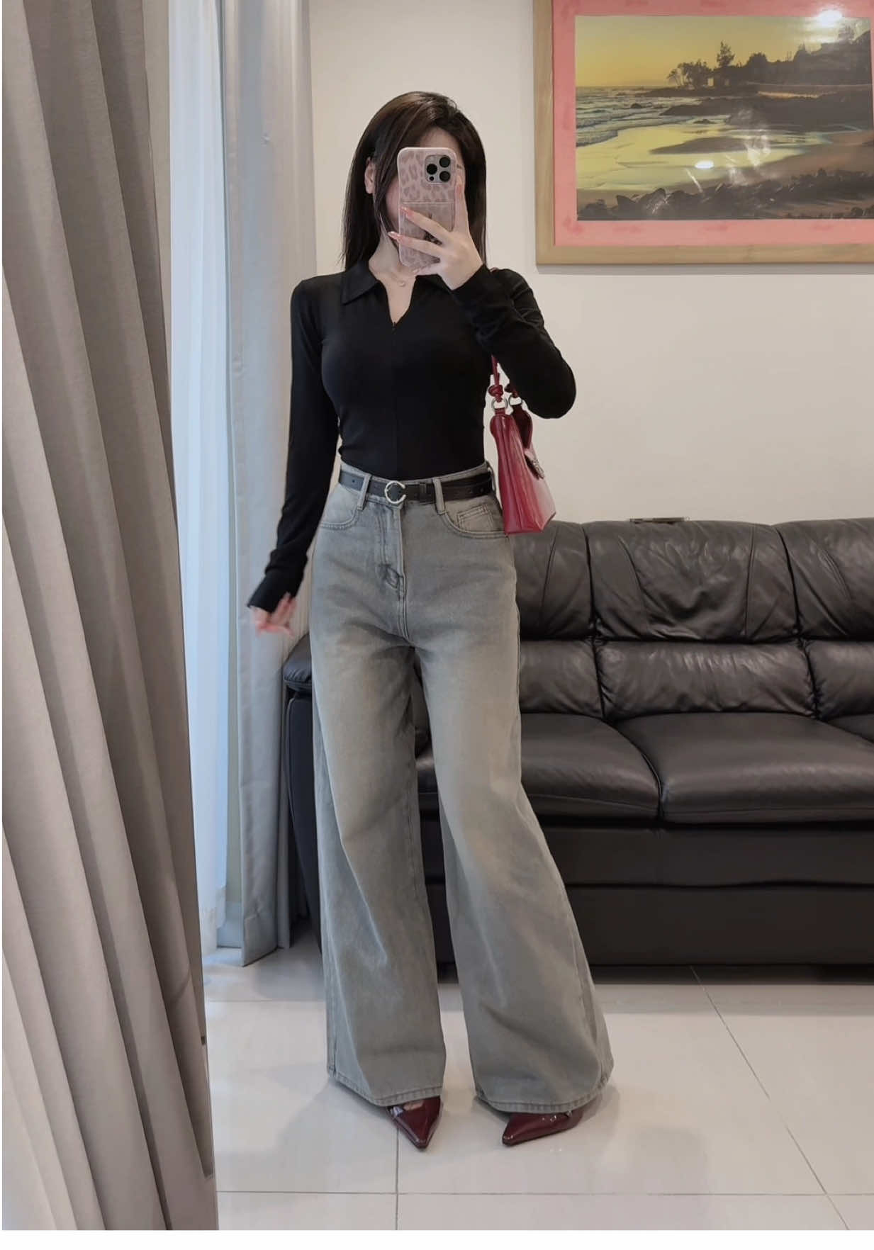 +1 chiếc quần hack dáng ✨✨ #h2oclothing #thequao #quanjeanongrong #quanjeannu #quanjeanongsuong 