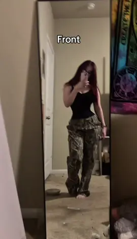 I’m obsessed with these pants I got off #tiktokshop #baggyjeans #lowrise #curvygirl 