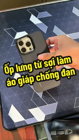 Ốp làm tự sợi kevlar có độ bền cao, là vật liệu làm áo giáp chống đạn #unboxing #ốplưngđiệnthoại #ốplưngiphone #benks #xuhuong 