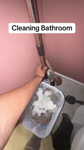 Cleaning the bathroom just got a lot easier with the scrub #scrub #cleaning #electricscrubber #bathroom 