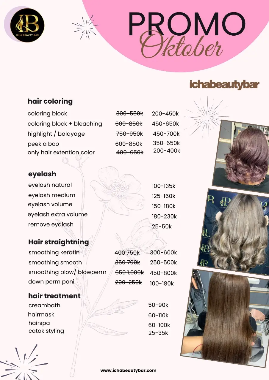 #promosalon #promoseruweekend #ichabeautybarmalang #fyp #salonmalangrecomended 