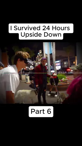 I Survived 24 Hours Upside Down